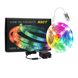 daybetter Blue & Pink Smart Wi-Fi RGB Rope LED Strip Lights Compatible with Alexa Google-14