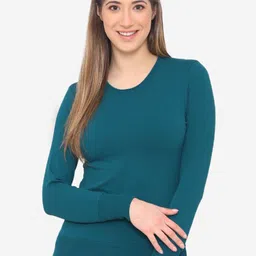 Vami Women Blue Cotton Casual Sweatshirt-picture-13