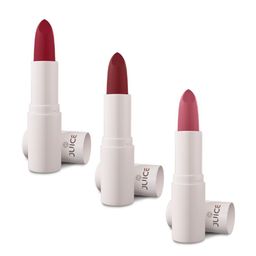 JUICE Set Of 3 Kiss Sensation SPF 15 Lipsticks with Bio Retinol & Shea Butter-8