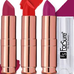 ForSure Set Of 3 Antique Velvet Lipstick with Vitamin E & Shea Butter-22