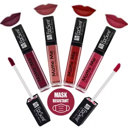 ForSure Set Of 4 Matte Me Non-Transfer Liquid Lipsticks 5ml Each - 119 + 121 + 122 + 108-16