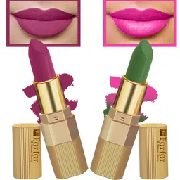 FORFOR Set Of 2 Xpression Stick Matte Lipstick 3.5g Each - Magenta 302 & Natural Pink 305-38