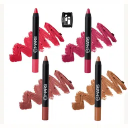 MARS Set 4 Transfer Proof Smudge Proof Matte Lipsticks - I AM Wise 17, I Am Confident 18, Let's Get It 19, No Boundaries 20-image-14