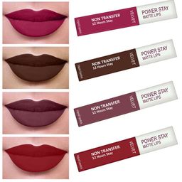 PERPAA Set Of 4 Waterproof Liquid Matte Power Stay Lipstick-82
