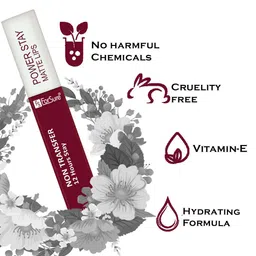 ForSure Set of 2 Power Stay Non Transfer 12Hrs Stay Liquid Lipstick 4 ml each - 09 & 01 image 5