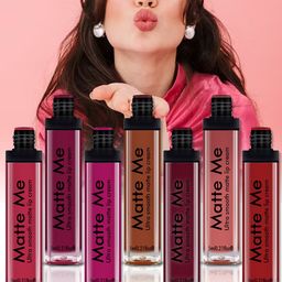 ForSure Set of 2 Matte Me Ultra Smooth Lip Cream 5 ml Each - Rich Pink & Rust Brown image 3