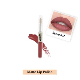 BeautyRelay London Marker 24 Hours Comfortable Color 2 In 1 Matte Lipstick 5g - Syrup 17-7