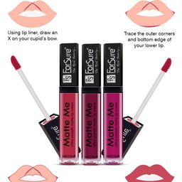 ForSure Set Of 4 Matte Me Non-Transfer Liquid Lipsticks 5ml Each - 108 + 109 + 115 + 116 image 4