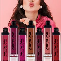 ForSure Set of 3 Matte Me Ultra Smooth Lip Cream 5ml Each-Rich Pink, Royal Maroon, Magenta image 4