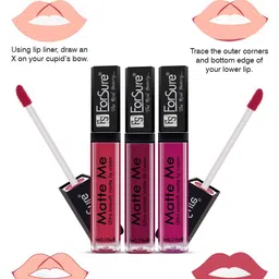 ForSure Set of 2 Matte Me Ultra Smooth Liquid Lip Cream - 5 ml Each image 4