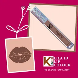 KINDED Set of 2 Vitamin E Matte Liquid Lip Colour 6 ml each - Shade 06 & 08 image 5