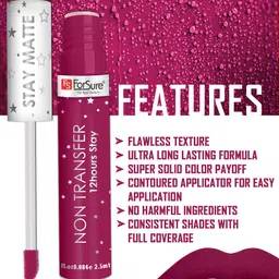 ForSure Set of 3 Non Transfer Matte Liquid Lipstick - 2.5ml Each image 4