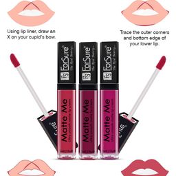 ForSure Set of 2 Matte Me Ultra Smooth Liquid Lip Cream - 5 ml Each image 3