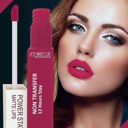 FORFOR Set of 3 Power Stay Non-Transfer & Waterproof Liquid Matte Lipstick - 5 ml each image 5