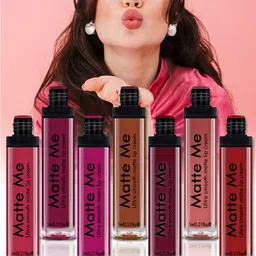 ForSure Set of 4 Matte Me Ultra Smooth Lip Cream - 5 ml Each image 3