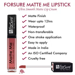 ForSure Set Of 2 Matte Me Non-Transfer Liquid Lipsticks 5ml Each - 121 + 122 image 5