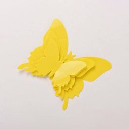Jaamso Royals Yellow 3D Butterflies Wall Sticker-image-29