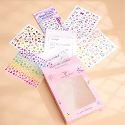 Yellow Chimes Self Adhesive Nail Art Nail Stickers - Shade 02-52