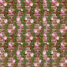 Asian royal  Brown & Pink Floral Self Adhesive Heat Resistant Waterproof Wall Sticker-image-45