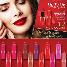 Seven Seas Set of 12 Full Coverage Lip To Lip Matte Lipsticks image 4