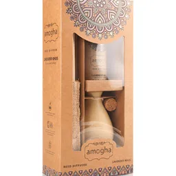 Iris Beige Amogha Lavender Khus Reed Diffuser With 100 ML Oil & 8 N Reed Sticks image 4