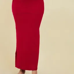 Soch Women Side Slit Cotton Saree Shapewear-picture-46