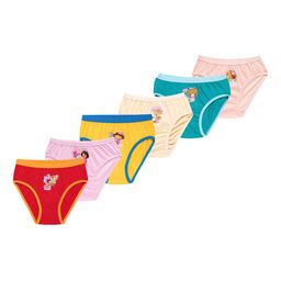 CAREPLUS Infant Girls Pack Of 6 Printed Pure Cotton Basic Briefs-15
