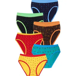 CAREPLUS Pack Of 6 Printed Basic Briefs-picture-7