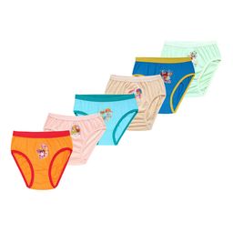 CAREPLUS Girls Pack Of 6 Printed Pure Cotton Basic Briefs-image-94