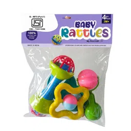 ADKD Set Of 4 New Born Baby Rattle Toys-34