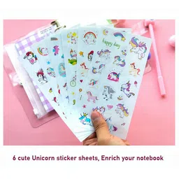 ADKD Girls 13 in 1 DIY Unicorn Diary Notebook image 5