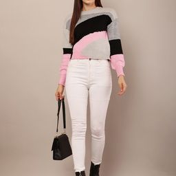 NoBarr Colourblocked Pullover Sweaters-image-43