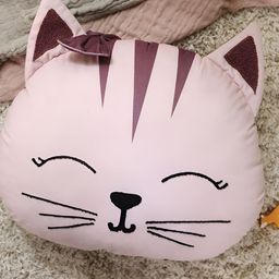Smartsters Pink & Brown Printed Velvet Filled Cushion-image-37