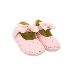 BAESD Infant Girls Embellished Bow Detail Booties-image-59