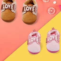 Baby Moo Infants Kids Pack Of 2 Printed Booties-9