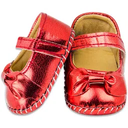 BAESD Infants Girls Textured Bow Detail Booties-picture-7