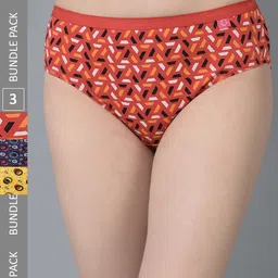 Dollar Missy Pack of 3 Deep Printed Outer Elasticated Hipster Panty MMBB-101P-R3#Z#OE5-PO3-picture-4