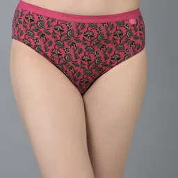 Dollar Missy Pack of 3 Deep Printed Outer Elasticated Hipster Panty MMBB-101P-R3#Z#OE2-PO3 image 3