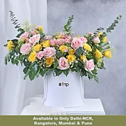Sunny Cascade of Roses and Carnations-image-7