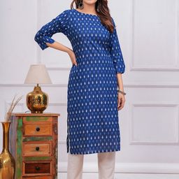 Meeranshi Butta Printed Pure Cotton Straight Kurta-47