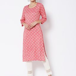 Vedic Geometric Printed Cotton Kurta-31