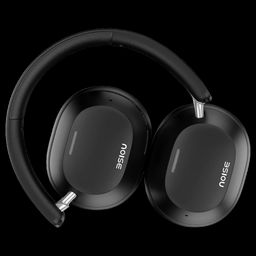 noise Airwave Max 5 Bluetooth Headphone with Mic (Adaptive Hybrid ANC, On Ear, Carbon Black) image 3