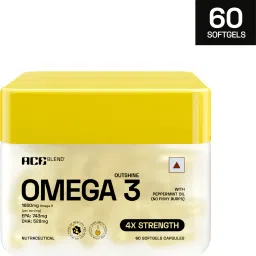 Outshine Omega 3 4X Strength - 1650 mg (743 EPA & 528 DHA)-1