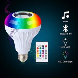 Planetoid LED music bulb P-015 Multicolor Smart LED Music Light Bulb with Bluetooth Remote Smart Bulb image 4