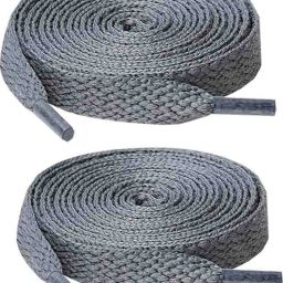 LOSA Flat Shoelaces Grey 150 cm shoes boots footwear Sports Athletic shoestrings Shoe Lace-28