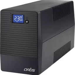 artis Powersafe 600VA LCD 230 V Line-interactive Tower Model UPS with Overload Protection with Digital Display 3 Outlet Plugs-20
