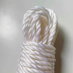 singhal PP Rope 4mm x 50 Mtr Multipurpose Strong Plastic Rope for Household White-picture-4