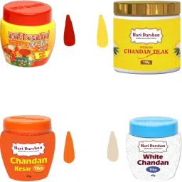 Premium Combo Chandan Tika | Premium Tilak| Kesar Tika | Kumkum Roli Tika | White Tika – Pack of 4-image-49