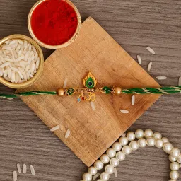 flipkart smartbuy Designer D1283 Assorted Chawal Roli Pack, RakhiSet image 3