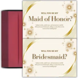 14.8x21cm Bridesmaid Maid of Honor Invites with Envelopes Invitation Card-image-11